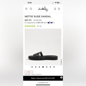 Nettie Slide Sandal Sam Edelman